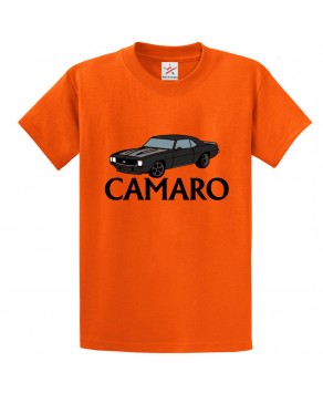 Camaro Classic Unisex Kids and Adults T-Shirt for Car Lovers